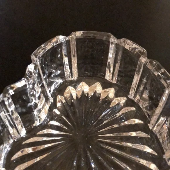 NEW LISTING! Lead Crystal Heart Trinket Dish - Picture 5 of 7